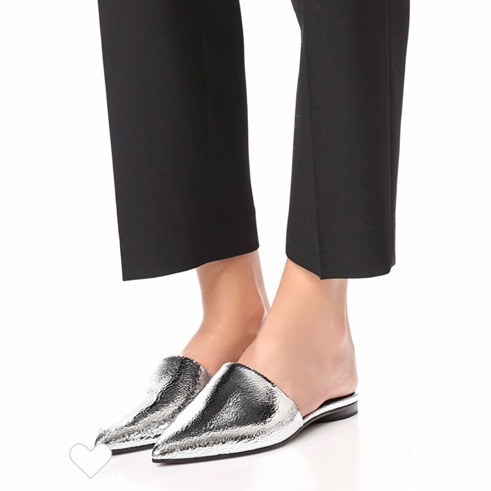 Michael Kors Collection metallic slides